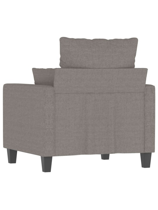 Křeslo taupe 60 cm textil