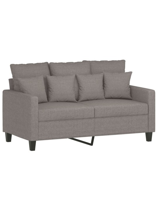 2místná pohovka taupe 120 cm textil