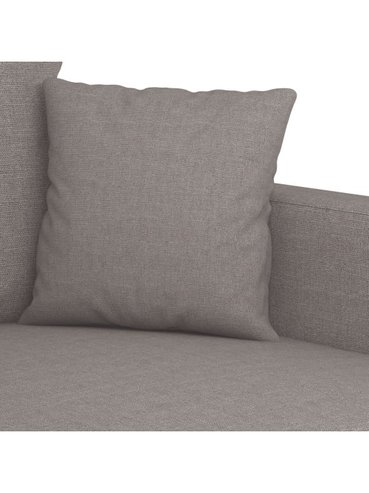 2místná pohovka taupe 120 cm textil