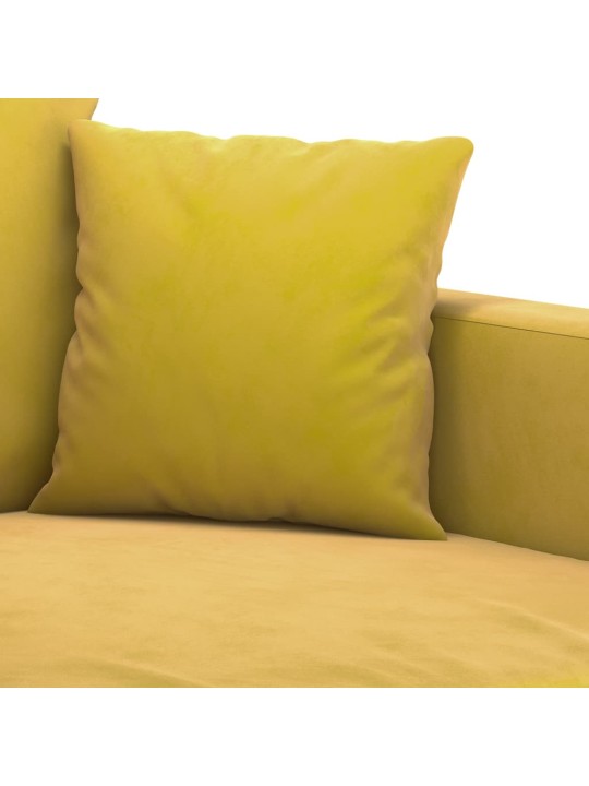 Křeslo žluté 60 cm samet