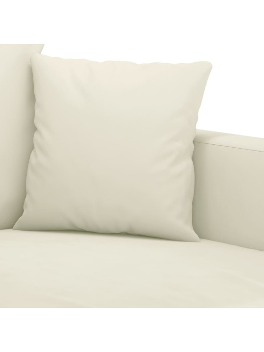 Křeslo krémové 60 cm samet
