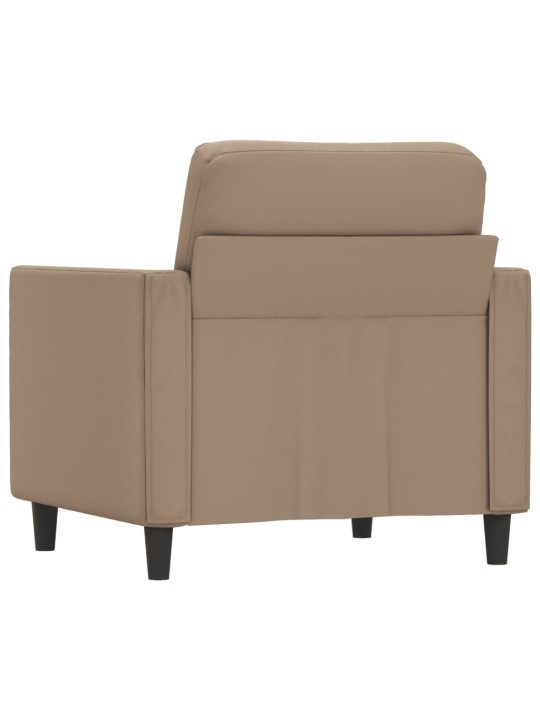 Křeslo cappuccino 60 cm umělá kůže