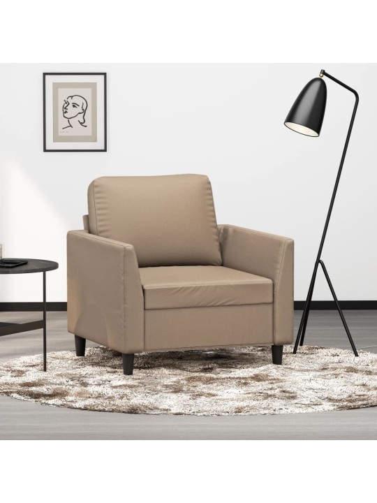 Křeslo cappuccino 60 cm umělá kůže