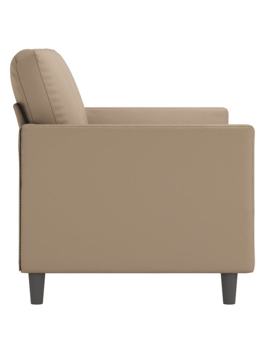 2místná pohovka cappuccino 120 cm umělá kůže