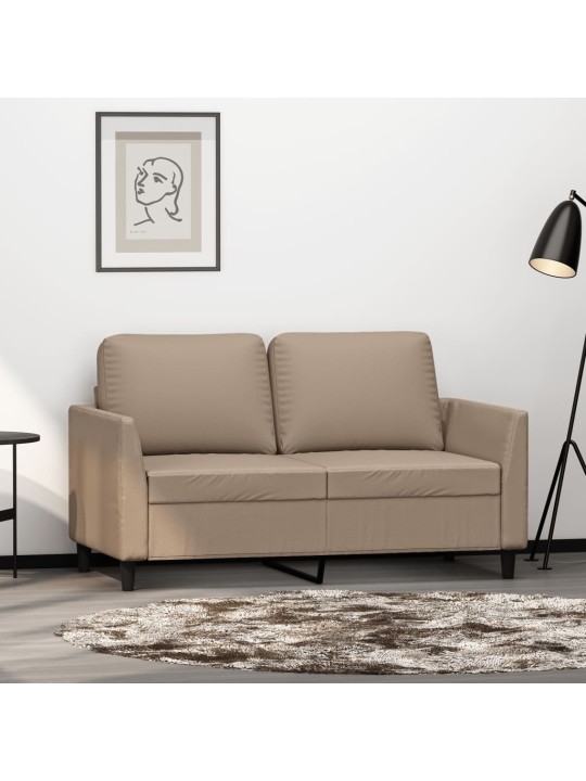 2místná pohovka cappuccino 120 cm umělá kůže