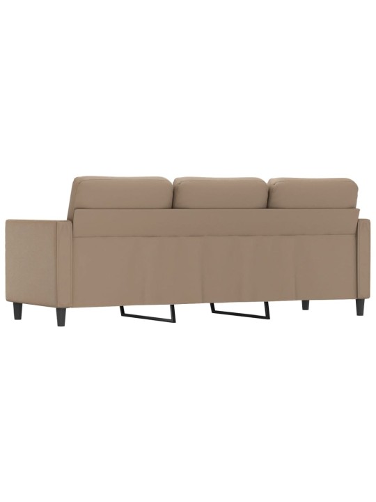 3místná pohovka cappuccino 180 cm umělá kůže