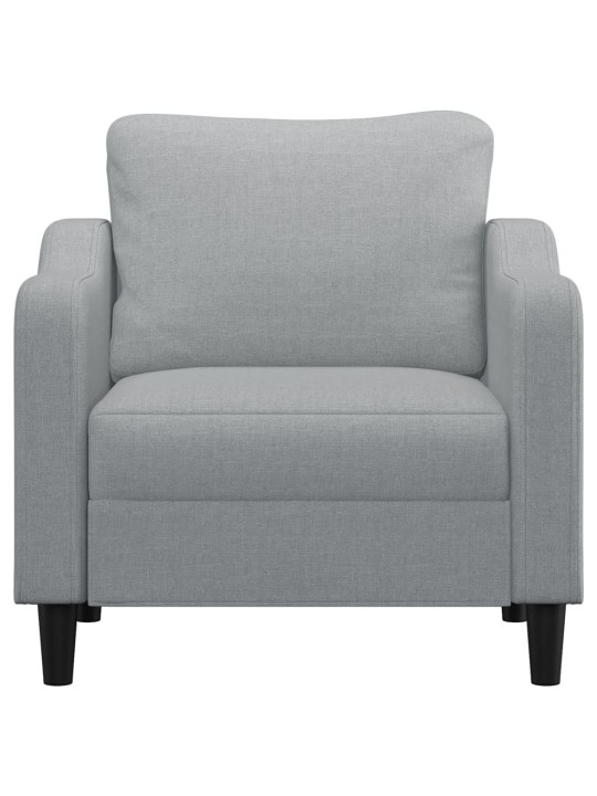 Křeslo světle šedé 60 cm textil