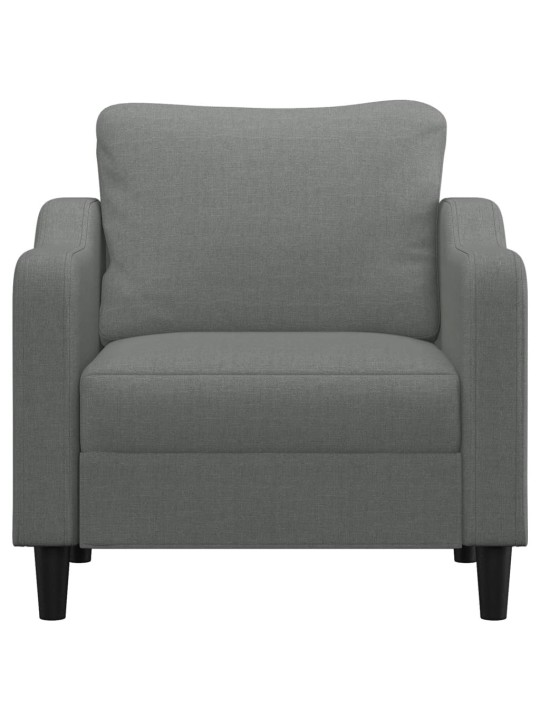 Křeslo tmavě šedé 60 cm textil