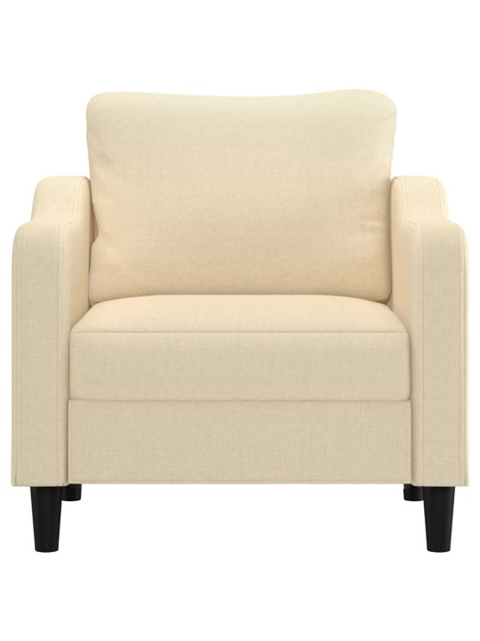 Křeslo krémové 60 cm textil
