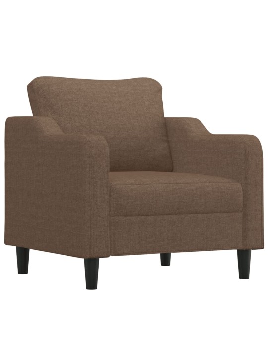 Křeslo hnědé 60 cm textil
