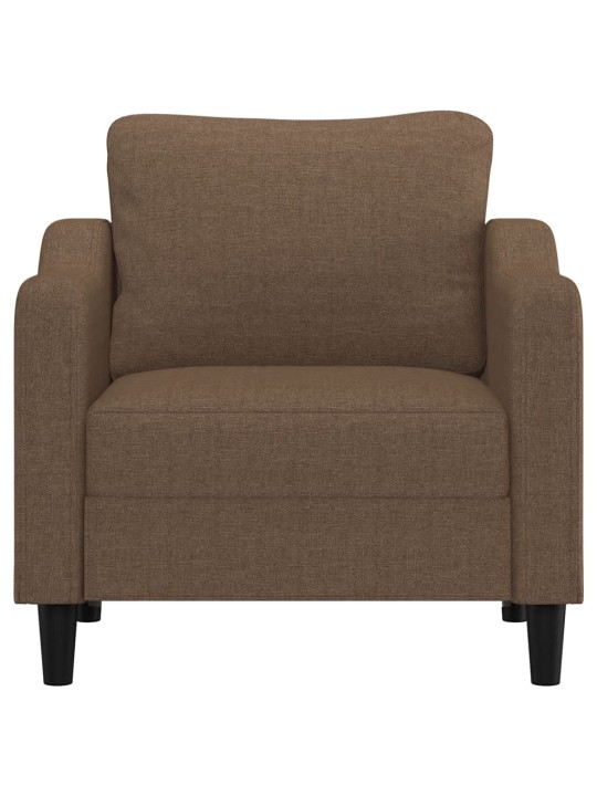 Křeslo hnědé 60 cm textil
