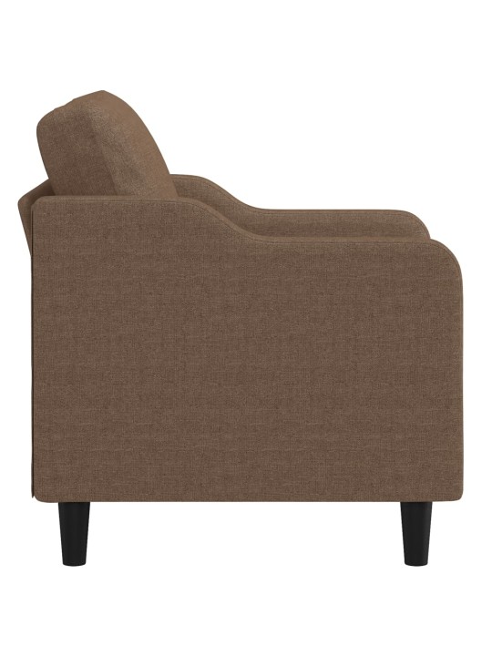 Křeslo hnědé 60 cm textil