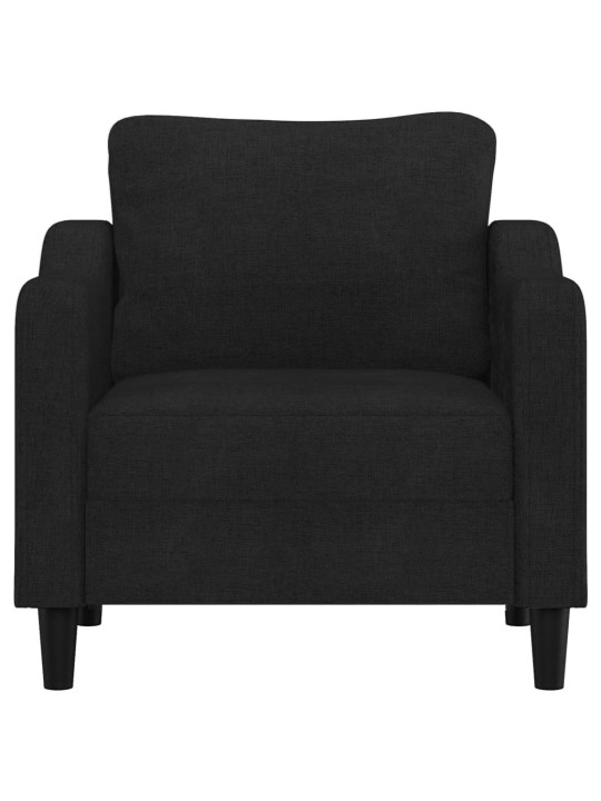 Křeslo černé 60 cm textil