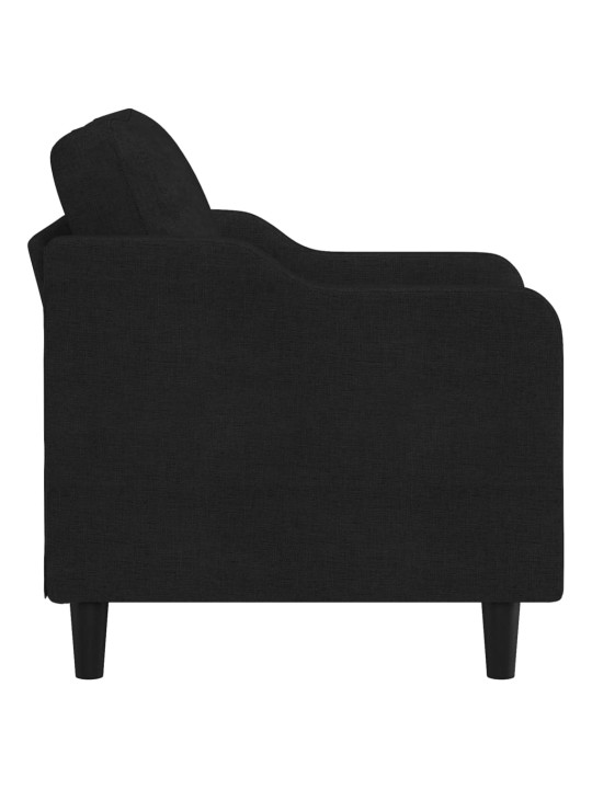 Křeslo černé 60 cm textil