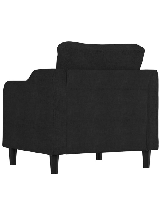 Křeslo černé 60 cm textil