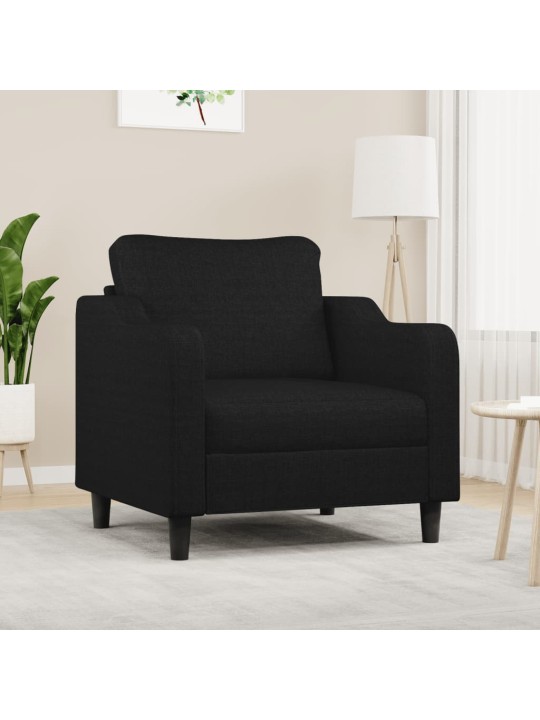 Křeslo černé 60 cm textil