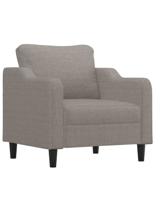 Křeslo taupe 60 cm textil