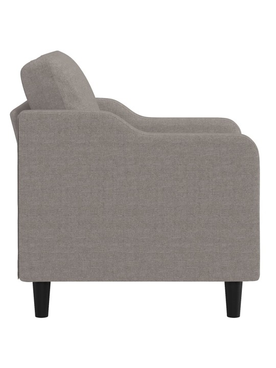 Křeslo taupe 60 cm textil