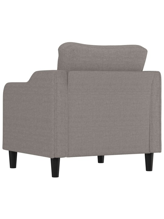 Křeslo taupe 60 cm textil