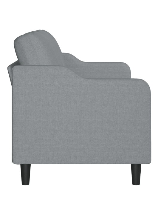 3místná pohovka světle šedá 180 cm textil