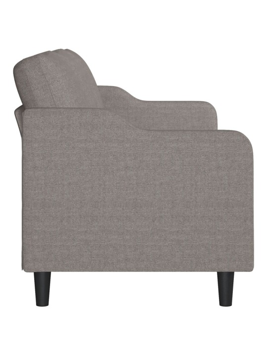 3místná pohovka taupe 180 cm textil