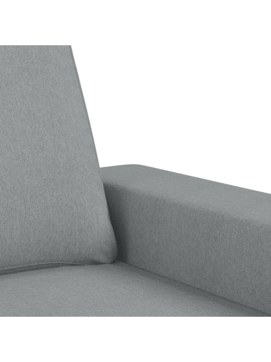 Křeslo světle šedé 60 cm textil