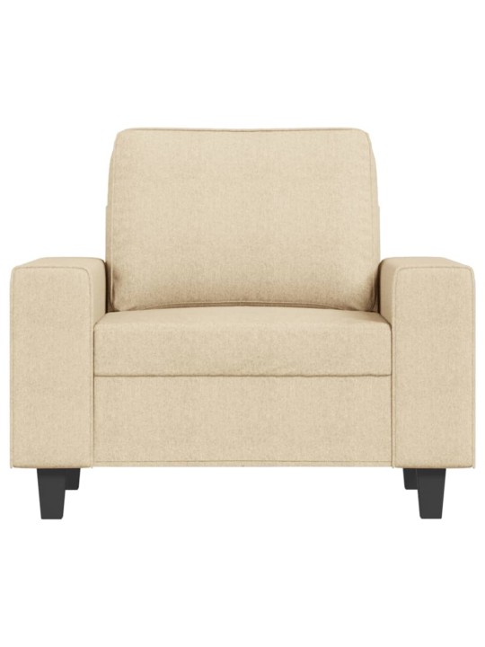 Křeslo krémové 60 cm textil