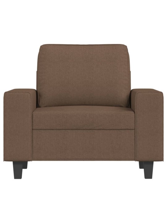 Křeslo hnědé 60 cm textil