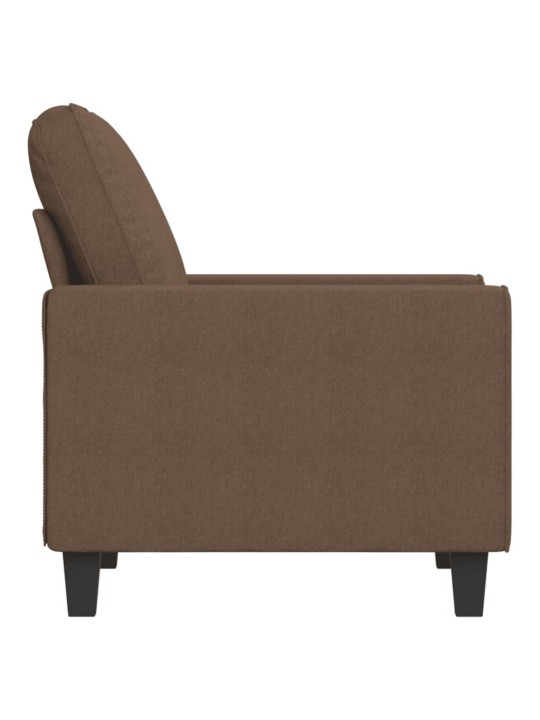 Křeslo hnědé 60 cm textil