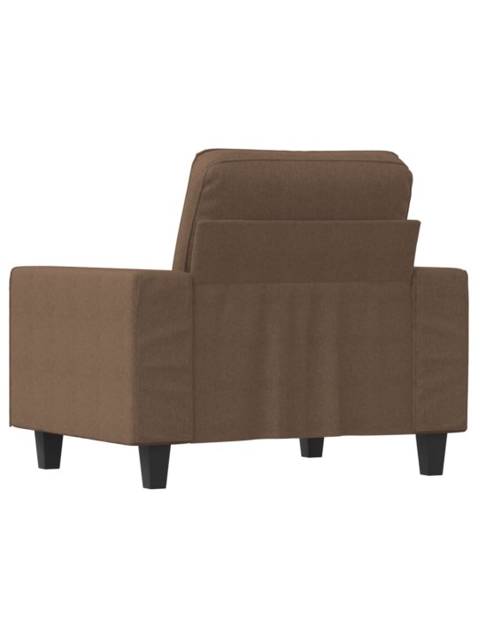 Křeslo hnědé 60 cm textil