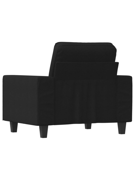 Křeslo černé 60 cm textil