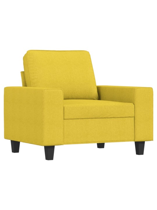 Křeslo světle žluté 60 cm textil