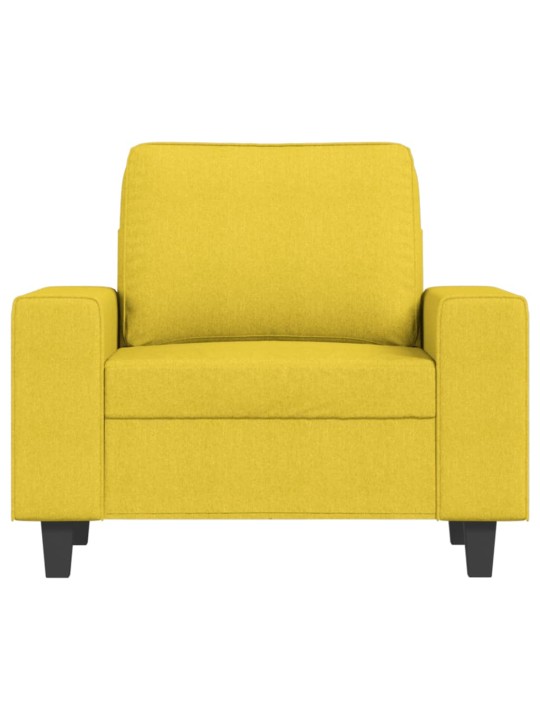 Křeslo světle žluté 60 cm textil