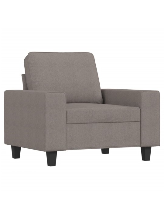 Křeslo taupe 60 cm textil