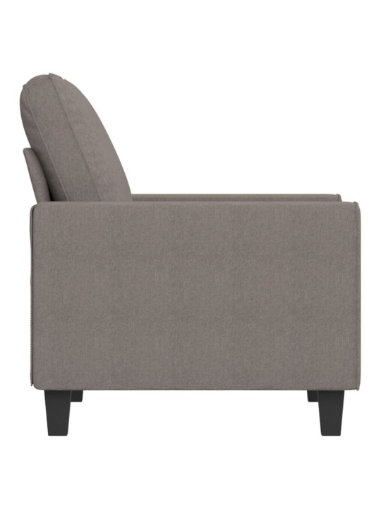 Křeslo taupe 60 cm textil