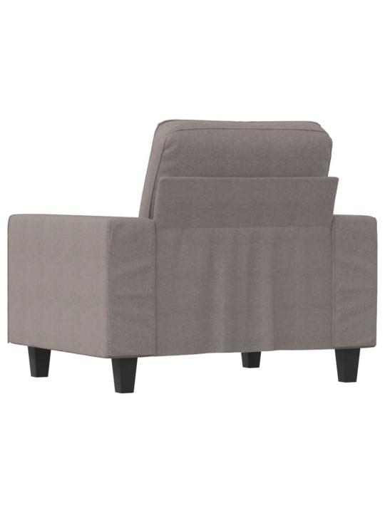 Křeslo taupe 60 cm textil