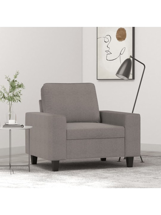 Křeslo taupe 60 cm textil