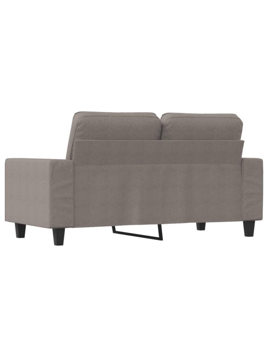 2místná pohovka taupe 120 cm textil