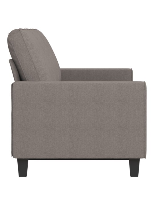 3místná pohovka taupe 180 cm textil