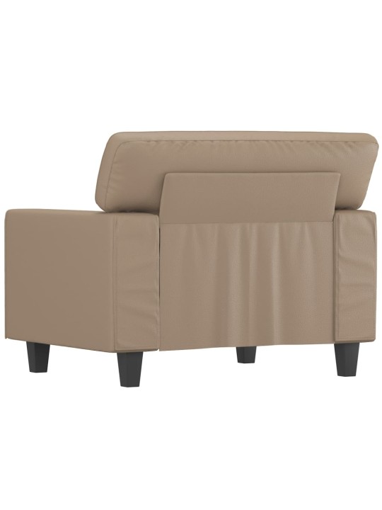 Křeslo cappuccino 60 cm umělá kůže