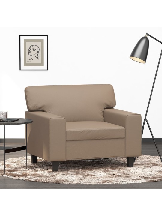 Křeslo cappuccino 60 cm umělá kůže