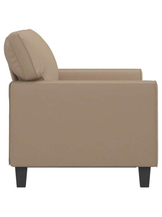 2místná pohovka cappuccino 120 cm umělá kůže