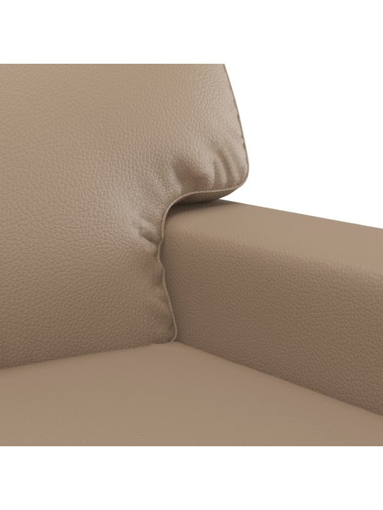 2místná pohovka cappuccino 120 cm umělá kůže