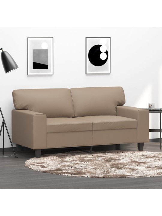 2místná pohovka cappuccino 120 cm umělá kůže