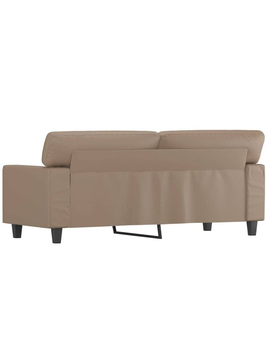 2místná pohovka cappuccino 140 cm umělá kůže