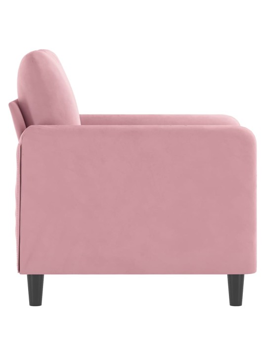 Křeslo růžové 60 cm samet