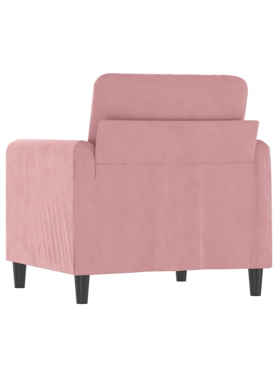 Křeslo růžové 60 cm samet