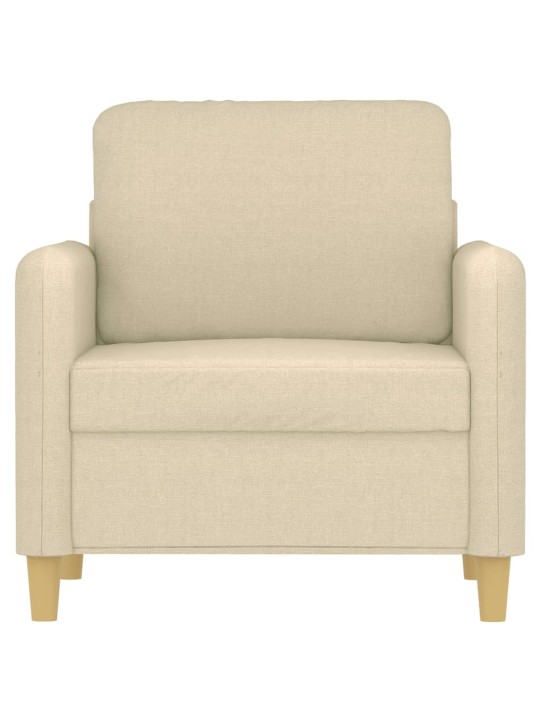 Křeslo krémové 60 cm textil