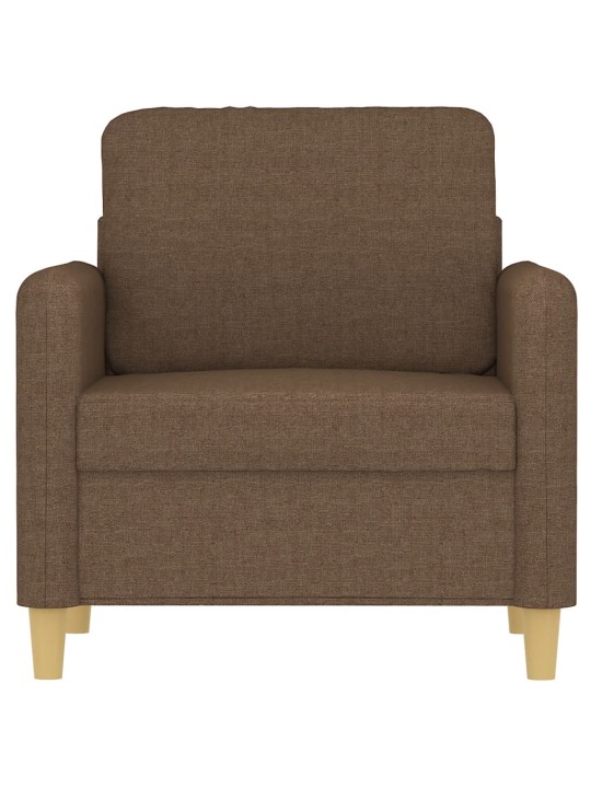 Křeslo hnědé 60 cm textil