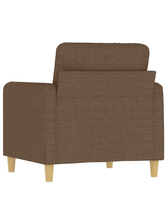 Křeslo hnědé 60 cm textil